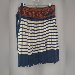 Jean Paul Gaultier Vintage 90’s Fuzzi Maillie Knit Pleat Wrap Skirt